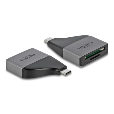 Delock USB Type-C™ Card Reader for SD / MMC + Micro SD memory cards – compact design 2