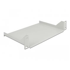 Delock 10″ Shelf for network cabinet 1U grey