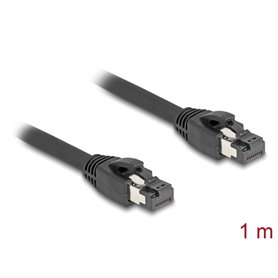 Delock RJ45 Network Cable Cat.8.1 S/FTP 1 m up to 40 Gbps black