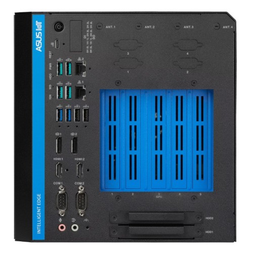 Rugged edge AI GPU computer supporting up to 450W GPU card and 13th/ 12th Gen Intel® Core™ processor