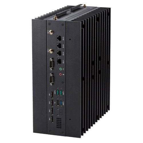 Rugged fanless edge AI computer supporting NVIDIA® or Intel® MXM GPU and 12th Gen Intel® Core™ processor