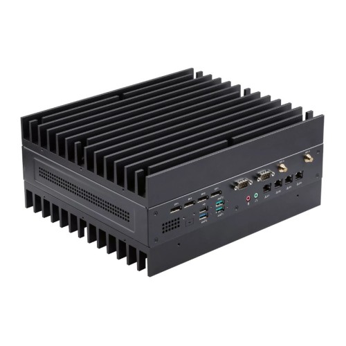 Rugged fanless edge AI computer supporting NVIDIA® or Intel® MXM GPU and 12th Gen Intel® Core™ processor