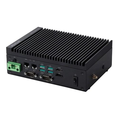 Intel Atom® and Processor N-series Fanless Embedded Computer with DDR5, 4K@60hz DP and HDMI, Dual-LAN, Multiple COM