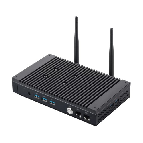 Ultraslim fan-less computer, with 12th Gen Intel® Core™ processors, 50°C operational ambient temperature